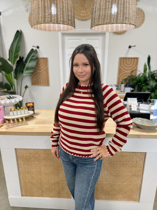 Crimson and Dreamy Sweater