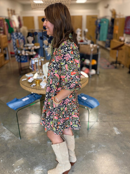 The Paisley and Pretty Mini Dress