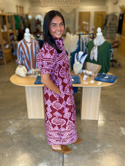 The Sylvia Print Midi