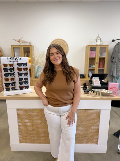 Vervet High Rise Wide Leg White Jean