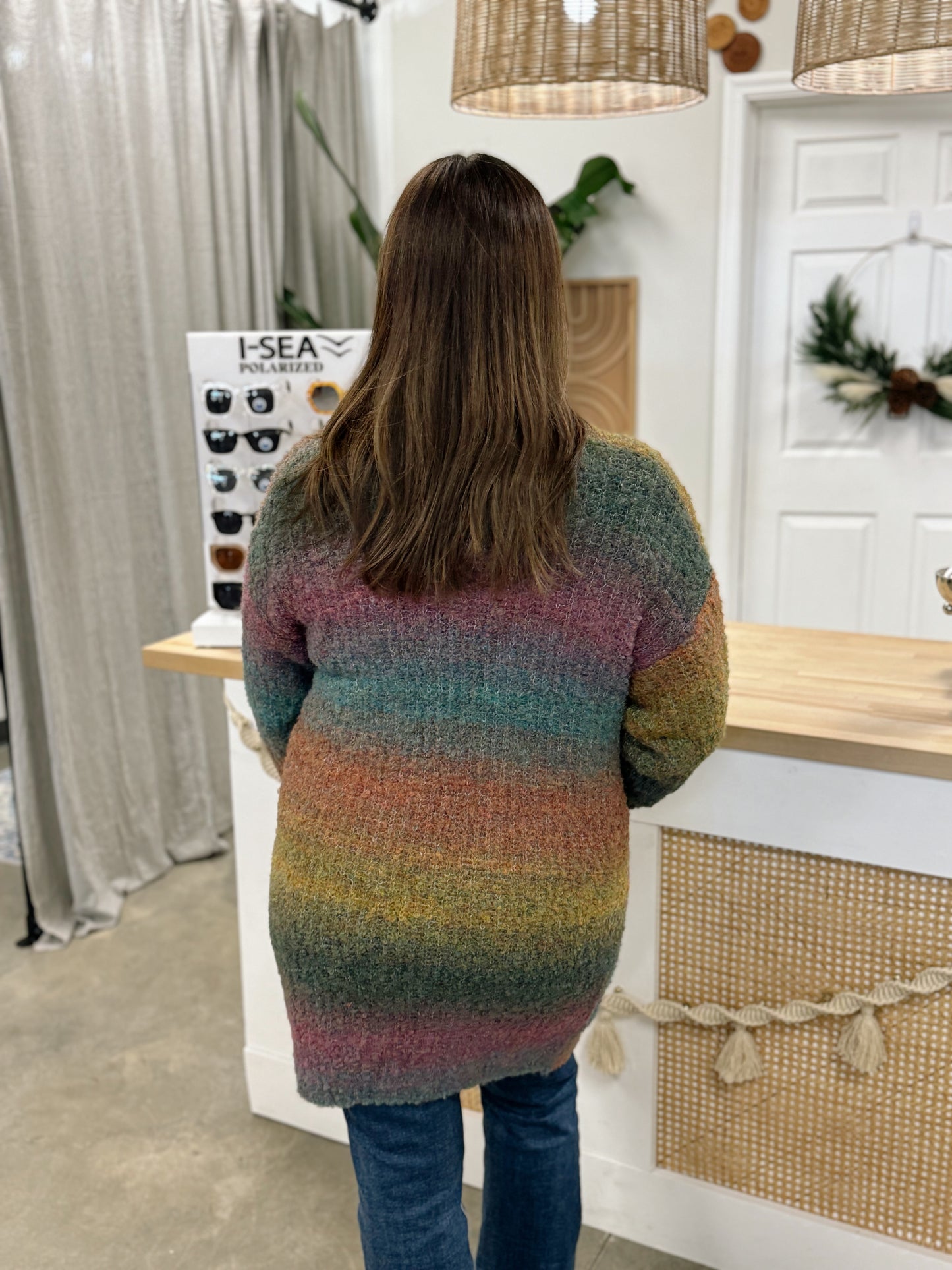 WINTER OMBRÉ CARDIGAN