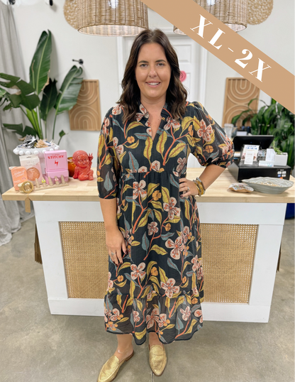 The Becca Midi Dress Curvy