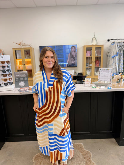 Strolling Down Town Dress