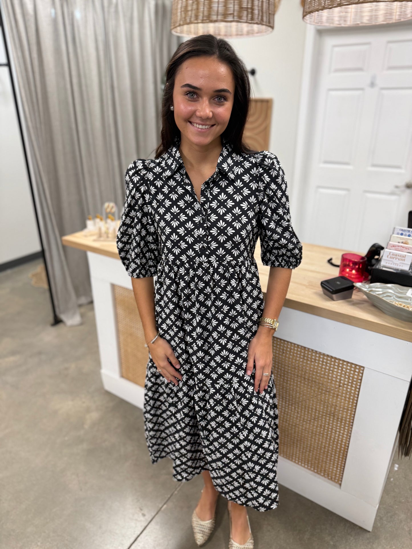 The Gina Collared Dress