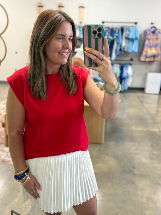 The scuba sleeveless tank Ruby
