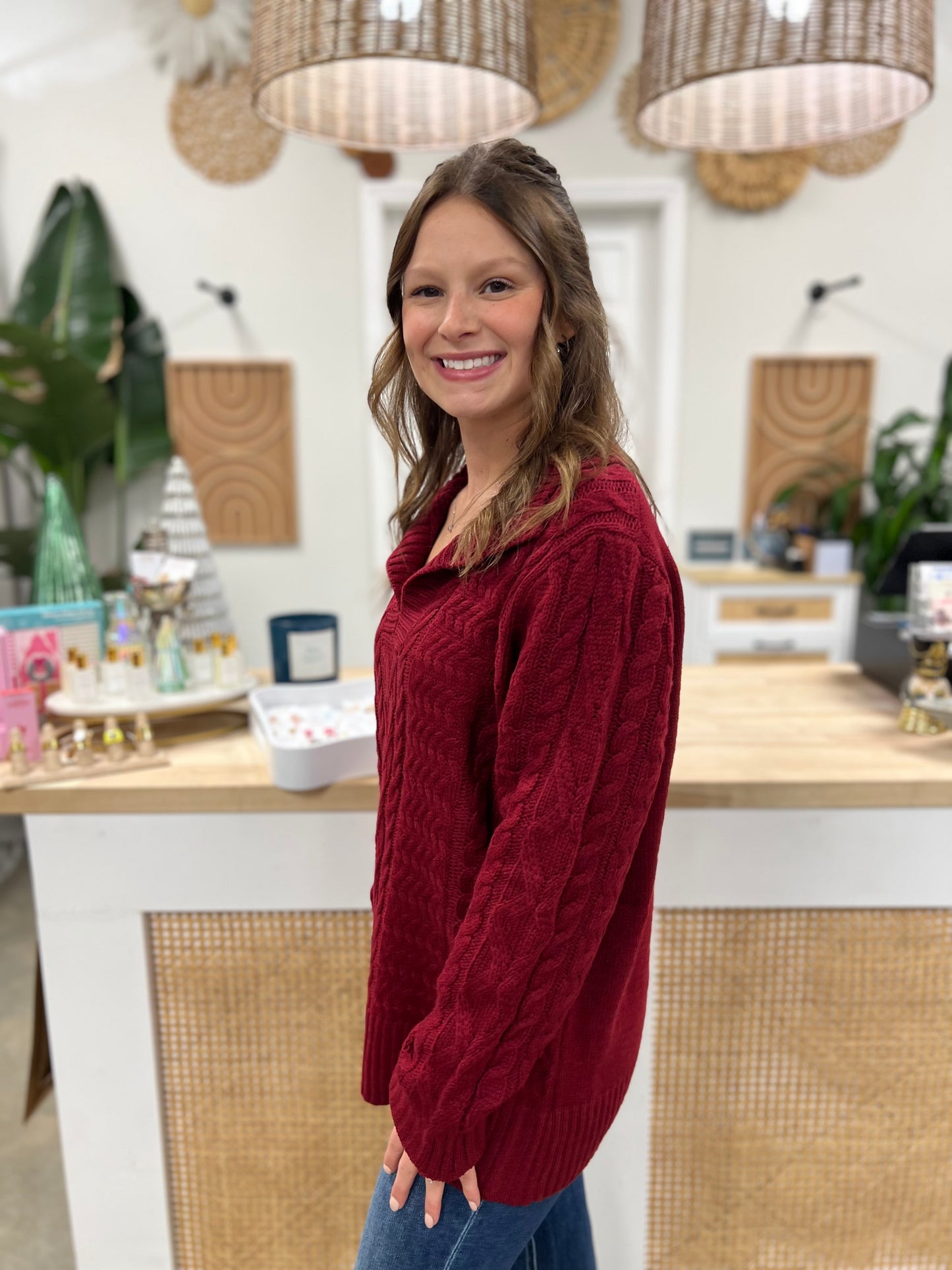 The Solan Cable Knit Sweater