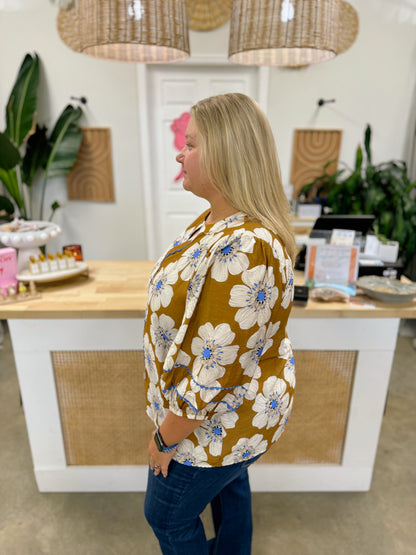 The Kelley Floral Blouse Curvy