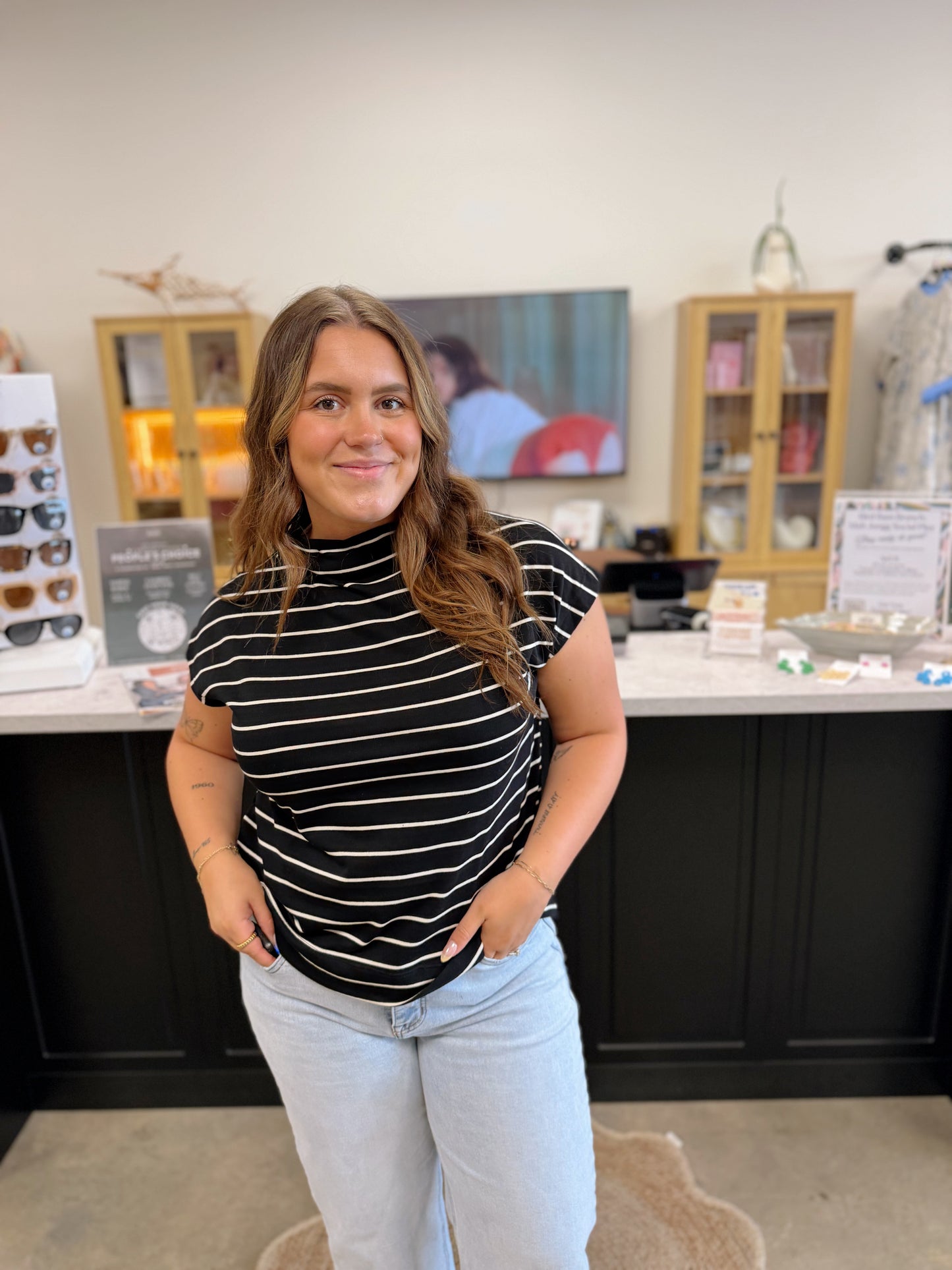 The Posh Mock Neck Top