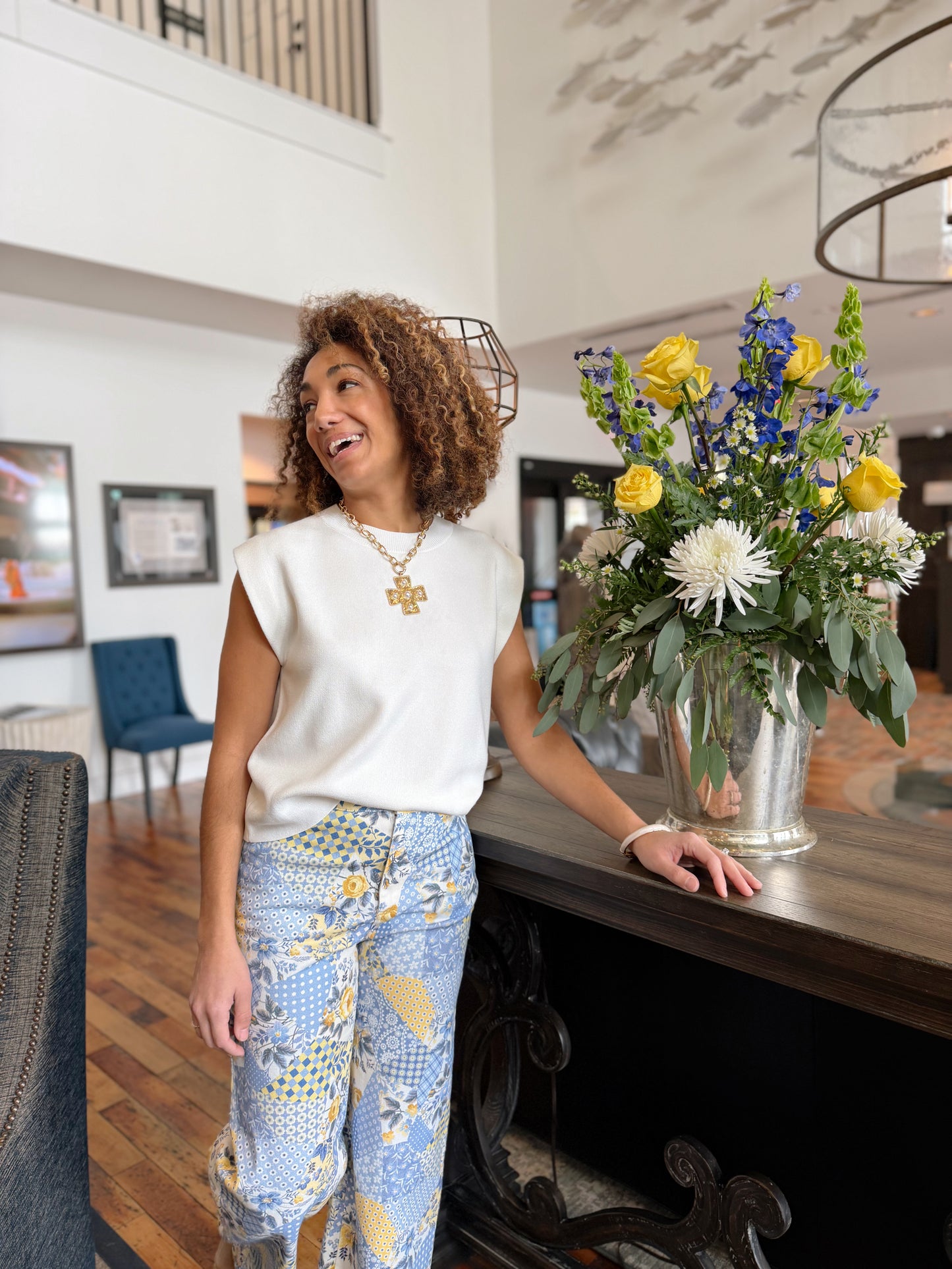 The lemon and Lavender Pants