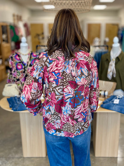 The Nadine Smocked Blouse
