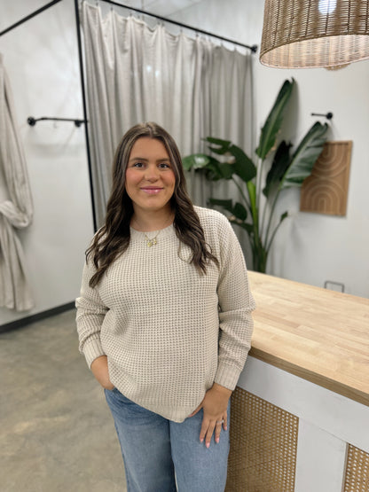 Your Fav Waffle Sweater