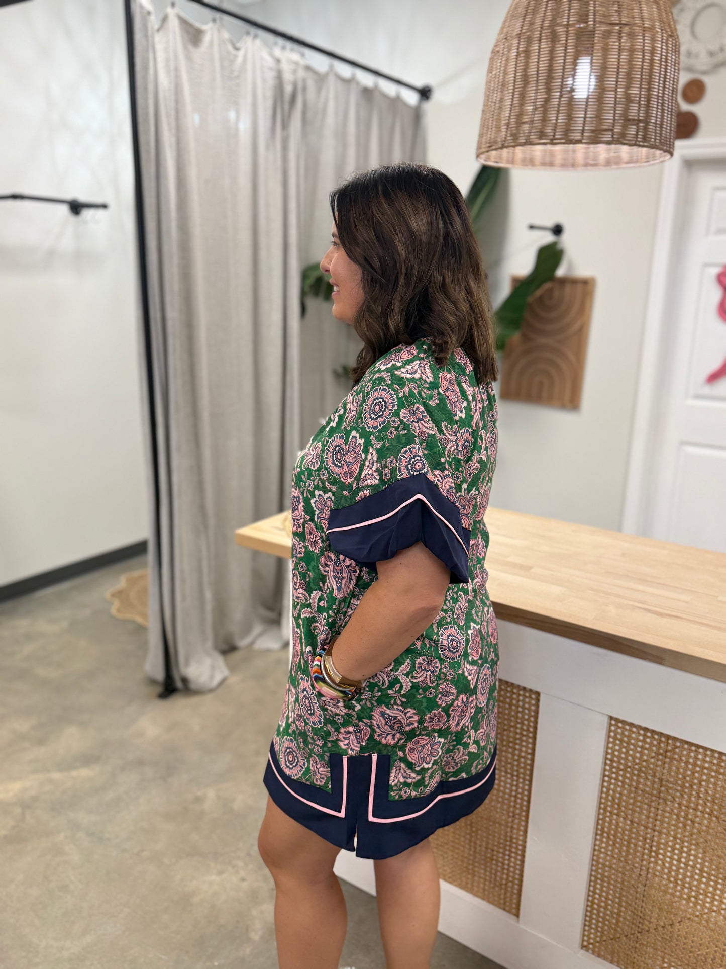 The Arlie Garden Mini Dress