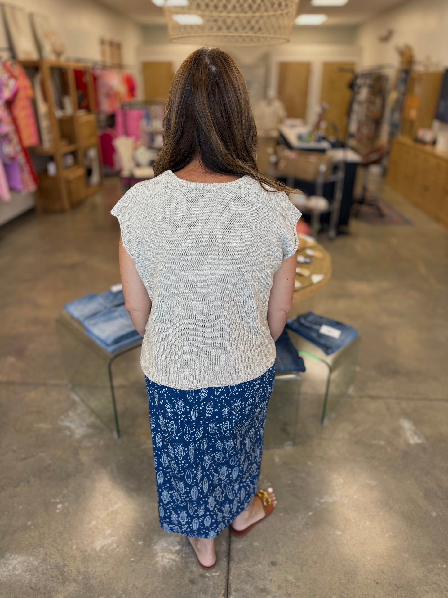 Finn' Around Print Skirt