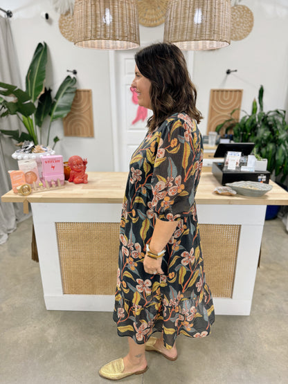 The Becca Midi Dress Curvy