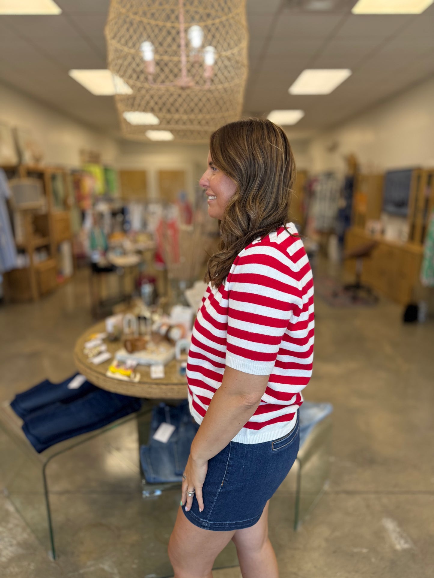 The Sailor Sweater-Red
