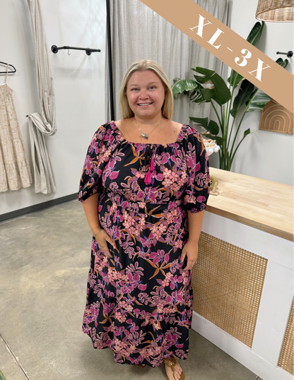 The Marisol Midi Dress Curvy