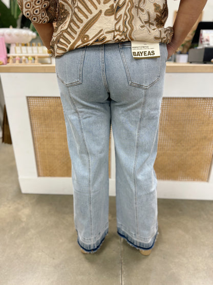 Bayeas Jeremy Wide Leg Denim Jeans