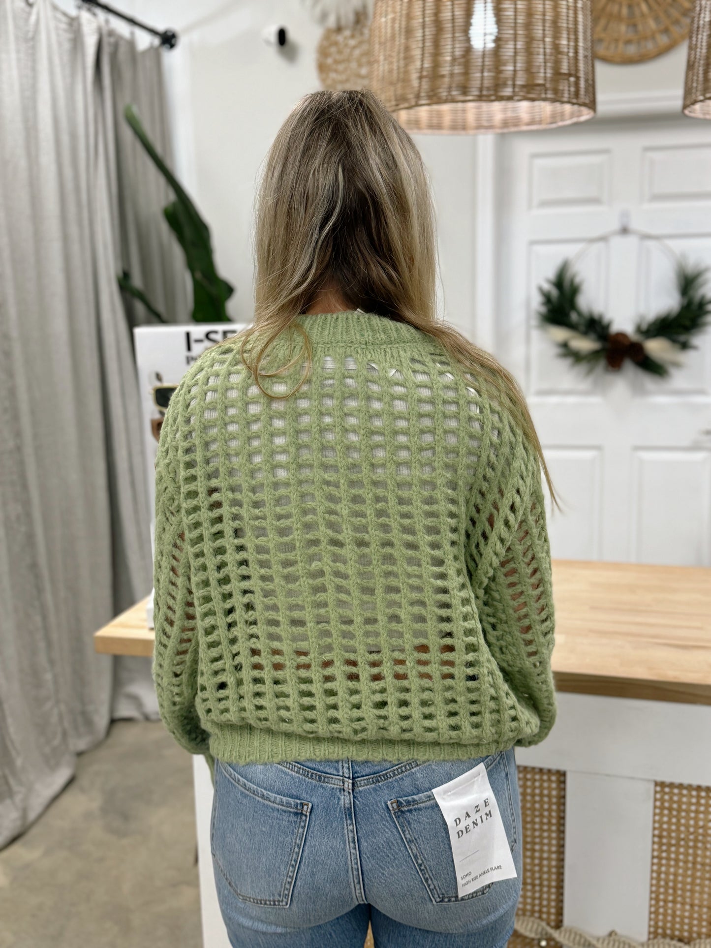 Open Stitch Sweater