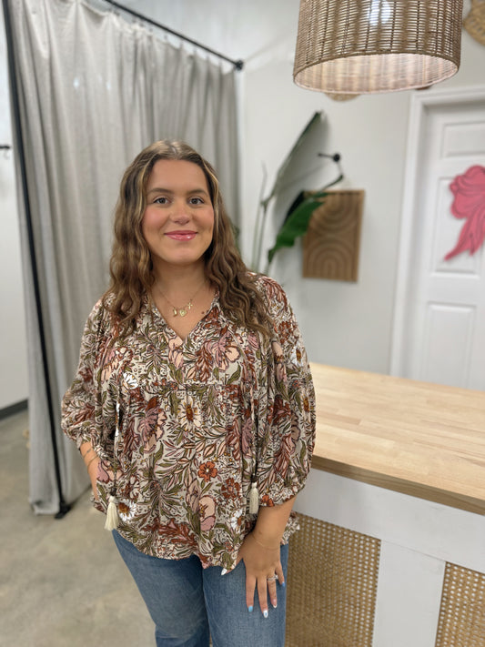 Bohemian Raposhy Blouse
