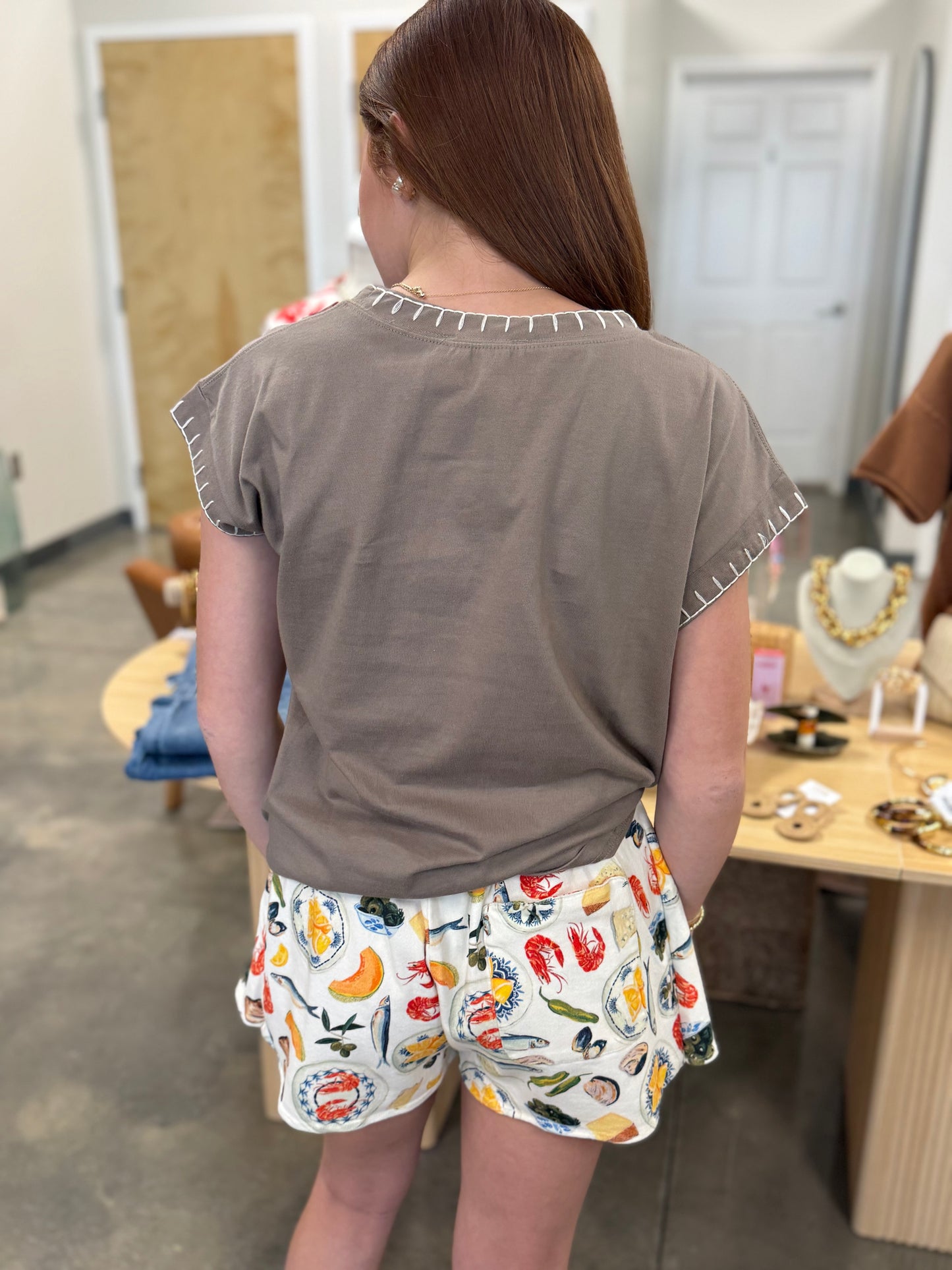I Like it Mediterranean Style Skort