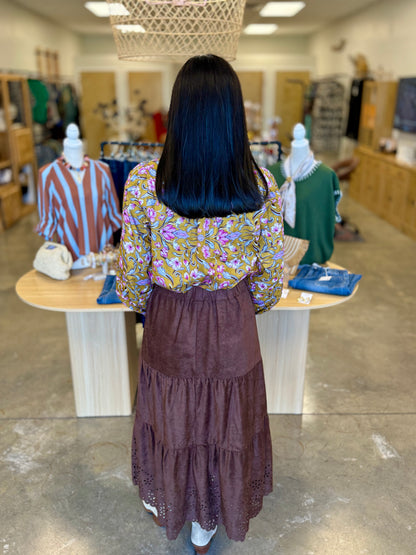 The Cary Floral Button Down