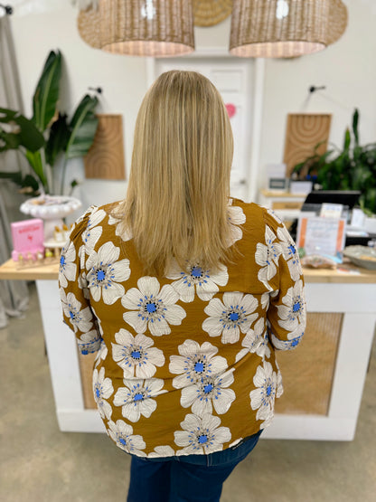 The Kelley Floral Blouse Curvy