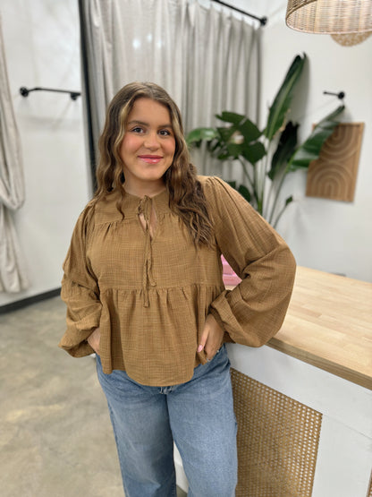 The Declan Peasant Blouse