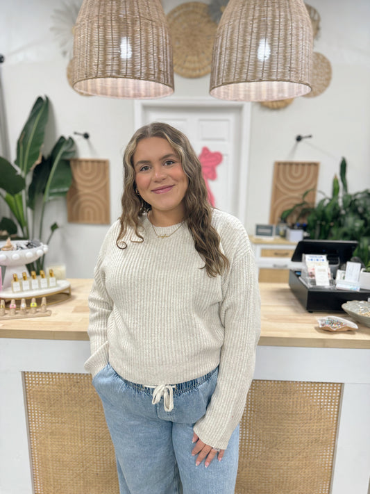 The Almond Crew Neck Sweater