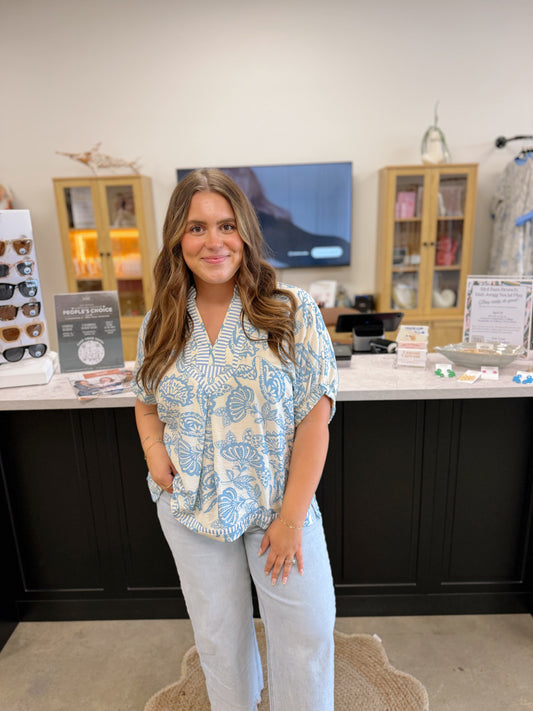 The Botanical Tunic Top Curvy