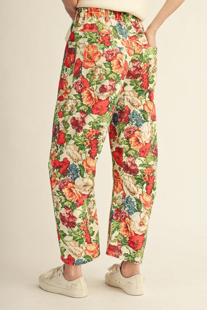 The Bed Of Roses Barrel Jeans