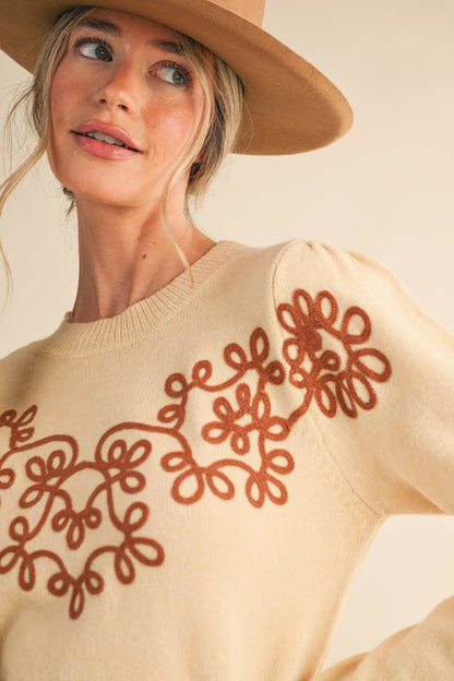 The Kerri Floral Sweater