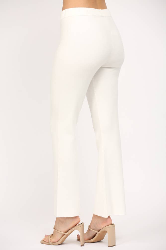 THE DEMI FLARE SWEATER PANTS