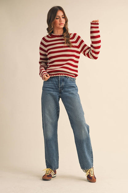 Crimson and Dreamy Sweater