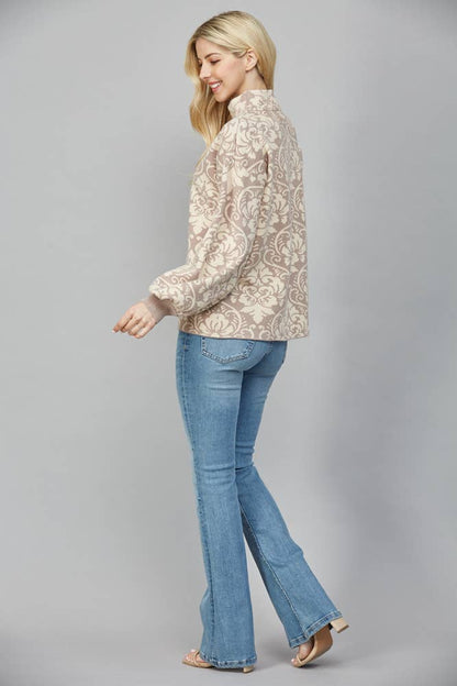 The Lindsey Print Sweater