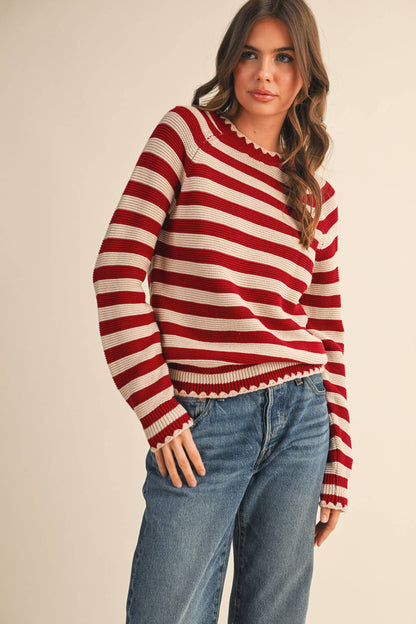 Crimson and Dreamy Sweater