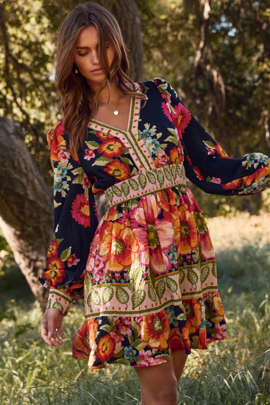 The Flow Boho Mini Dress Curvy
