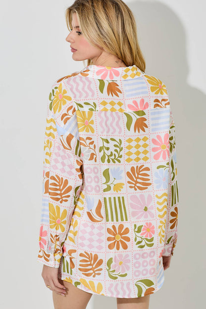 Speaking Greek Button Down Shirt