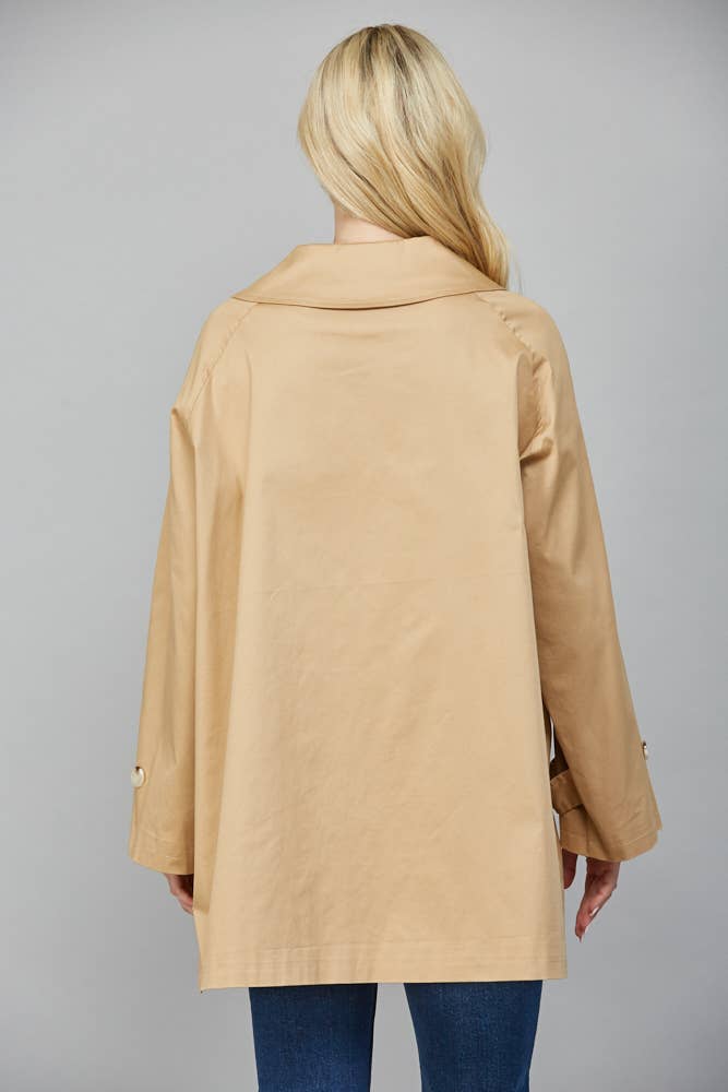 The Winnie Bow Tie Trench Coat