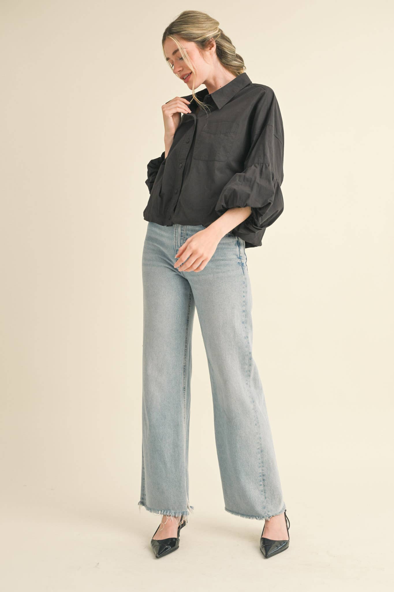 The Abby Button Down Blouse
