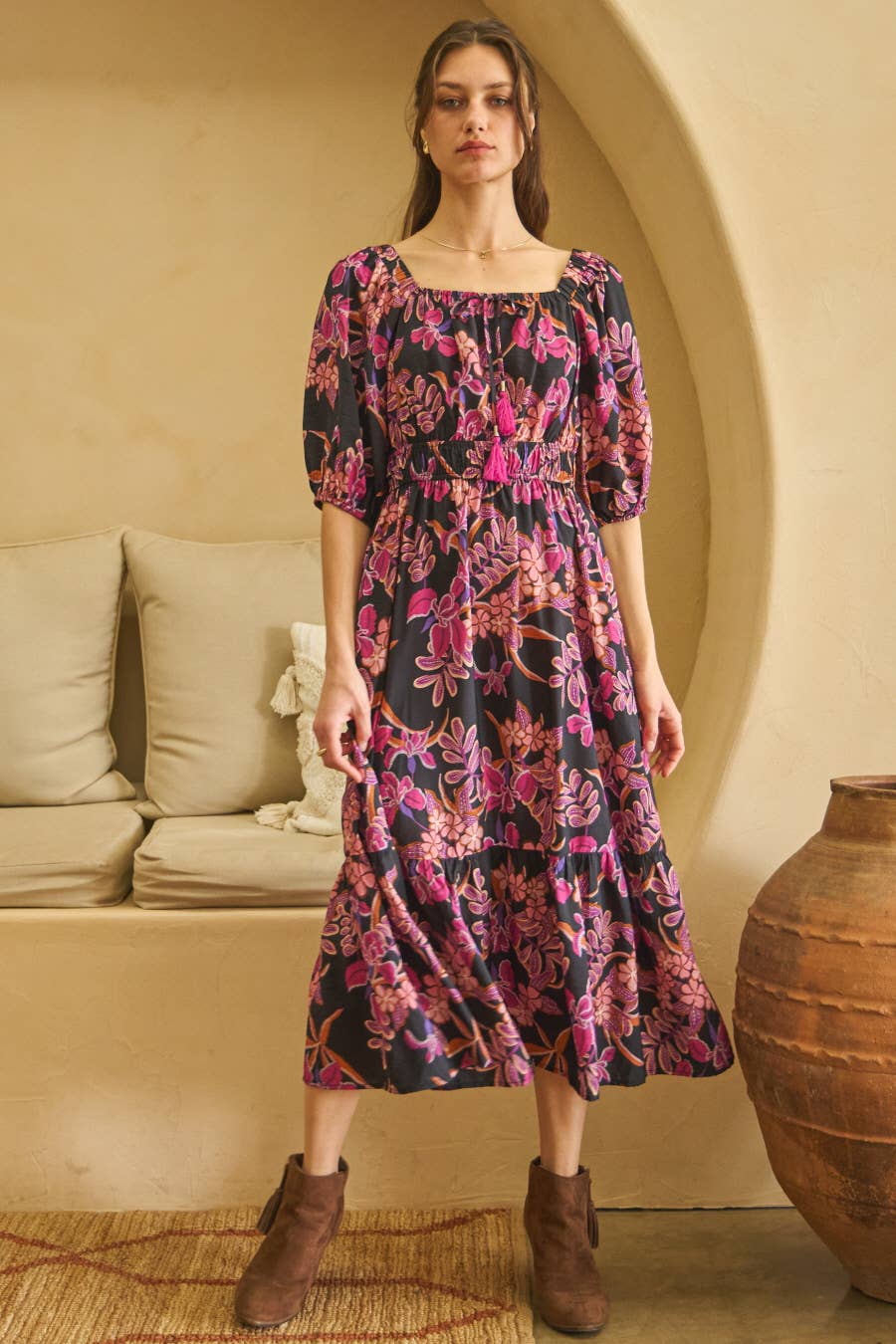 The Marisol Midi Dress Curvy