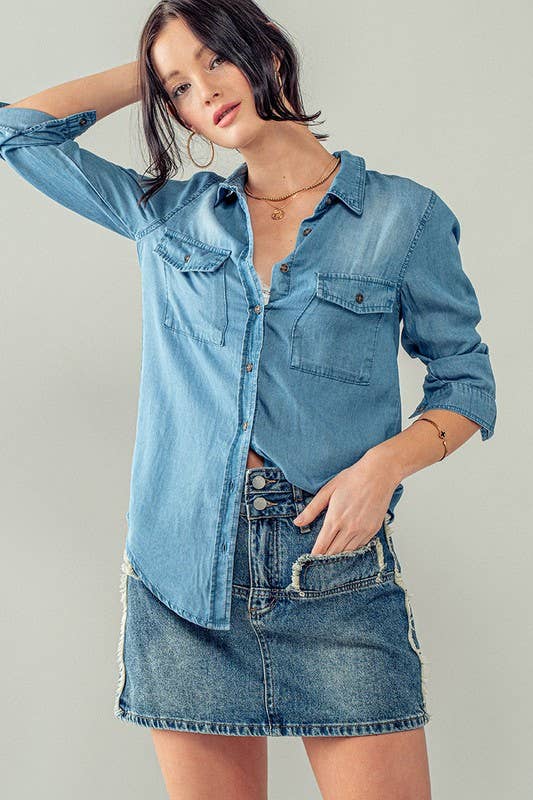 THE IT CHAMBRAY SHIRT