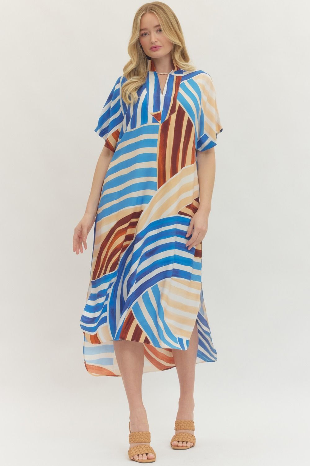 Strolling Down Town Dress