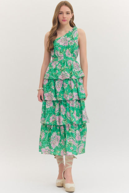 The Everly One Shoulder Dress