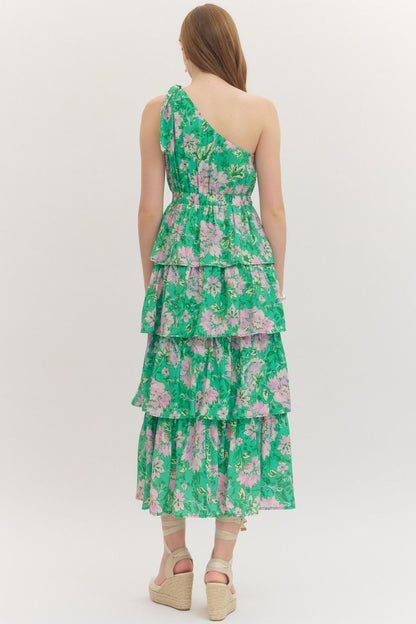 The Everly One Shoulder Dress