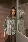 The Zelda Stripe Puff Sleeve Top