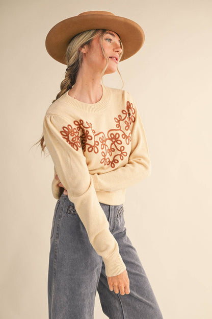 The Kerri Floral Sweater