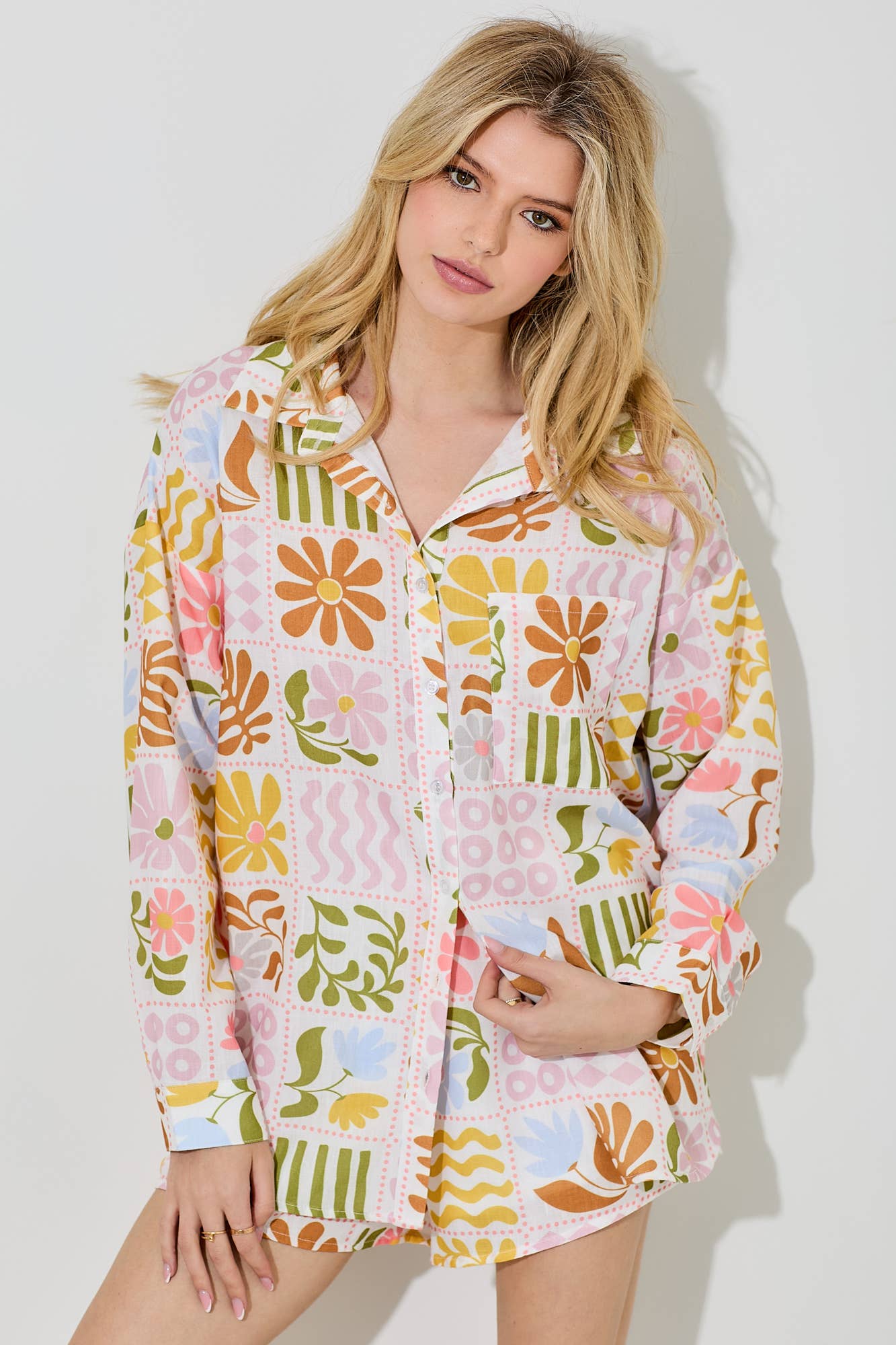 Speaking Greek Button Down Shirt