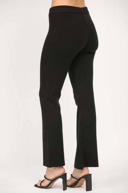THE DEMI FLARE SWEATER PANTS