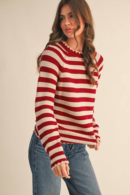 Crimson and Dreamy Sweater