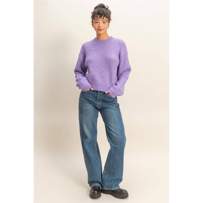 Laid Back Lilac Sweater